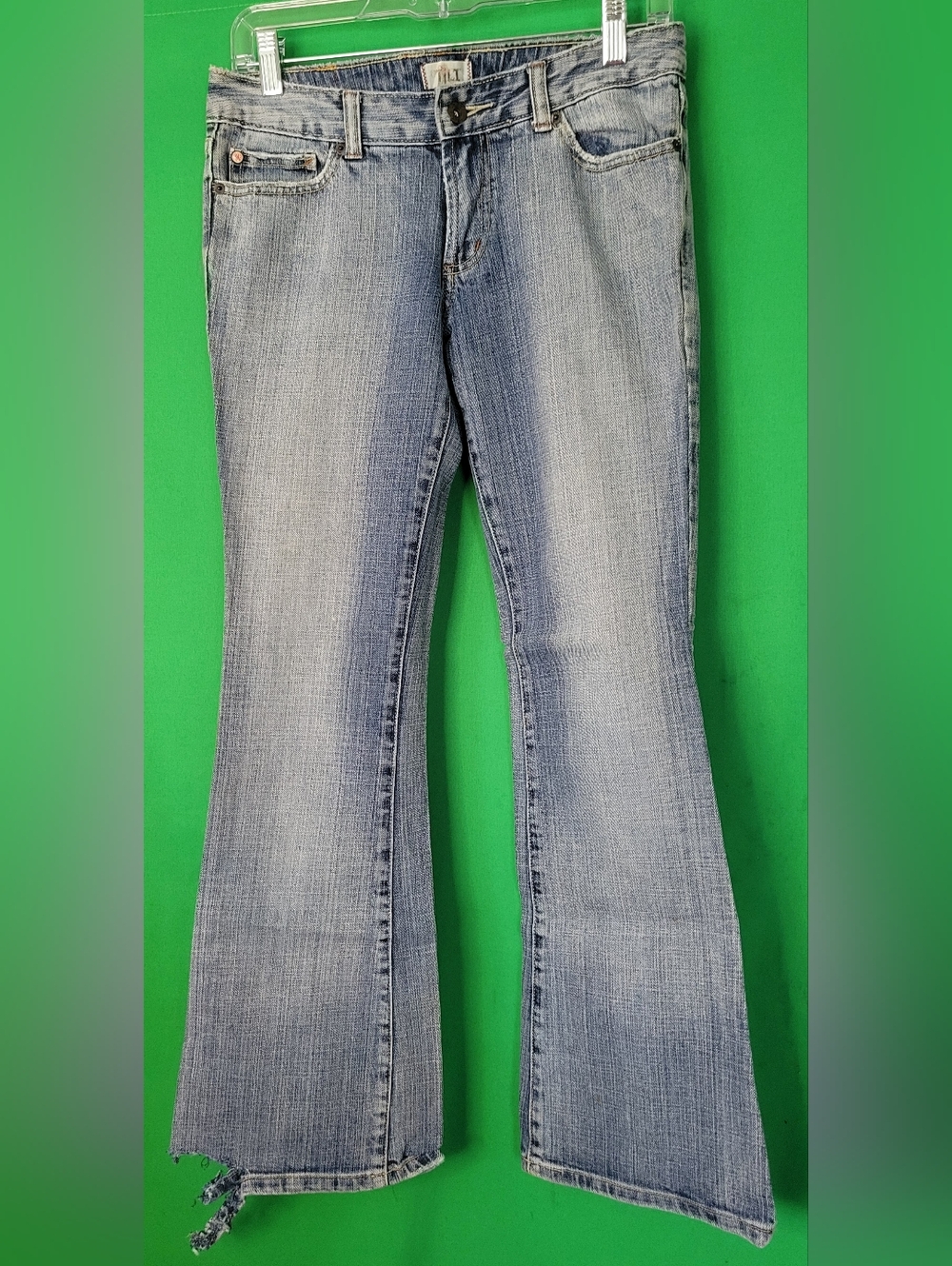 Tilt Laguna Y2k Women Junior Sz 3 Short Bootcut Flare Jeans Stretch